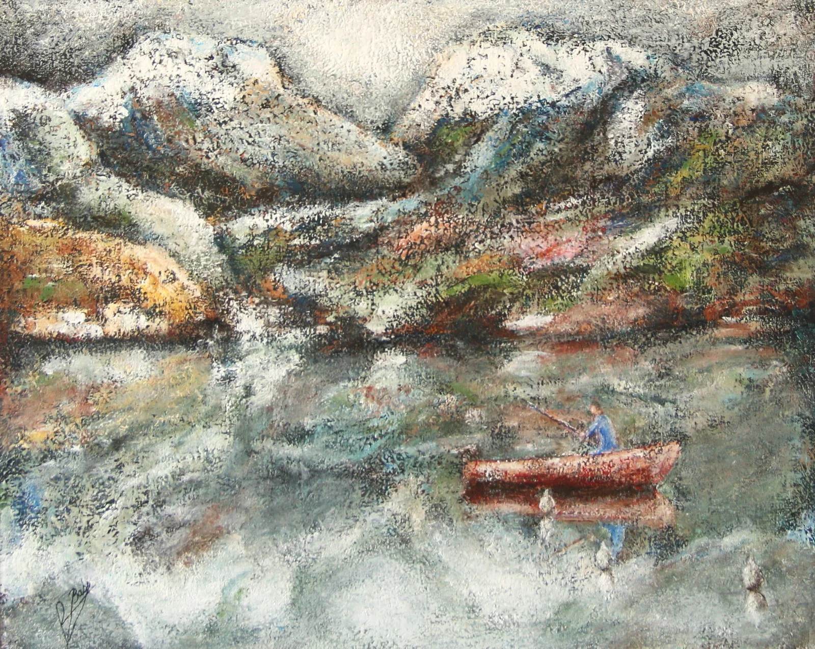 Le lac d'Annecy 81x65