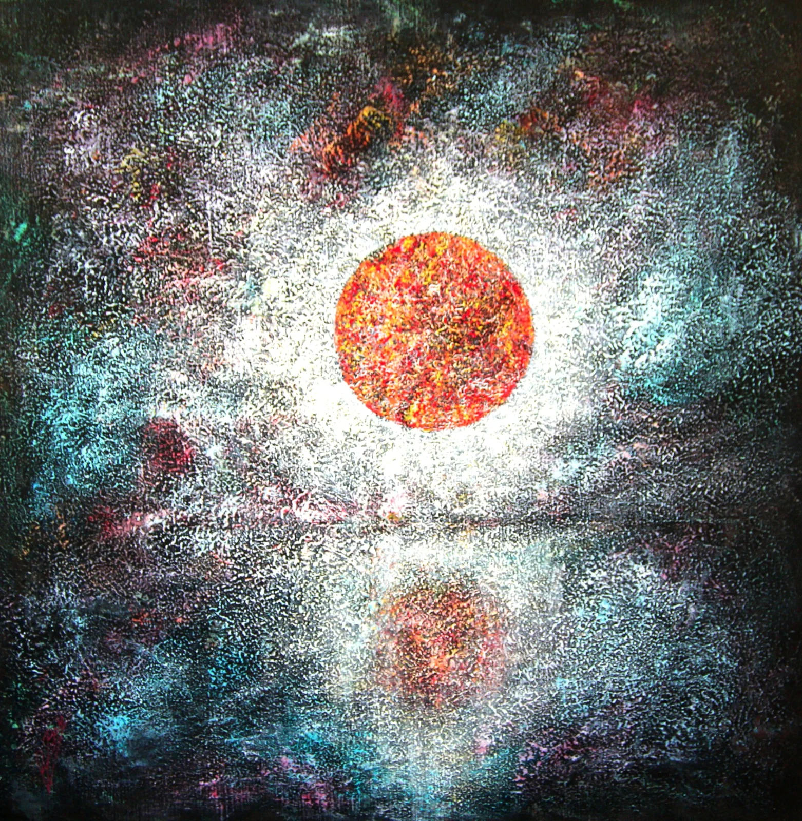 Le soleil rouge 80x80